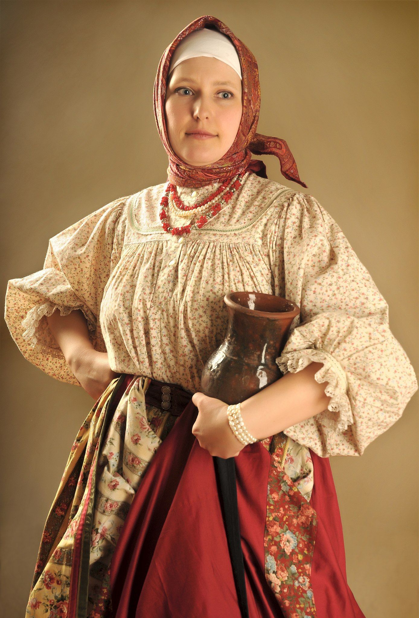 Girls in Slavic costumes in Vasai Virar